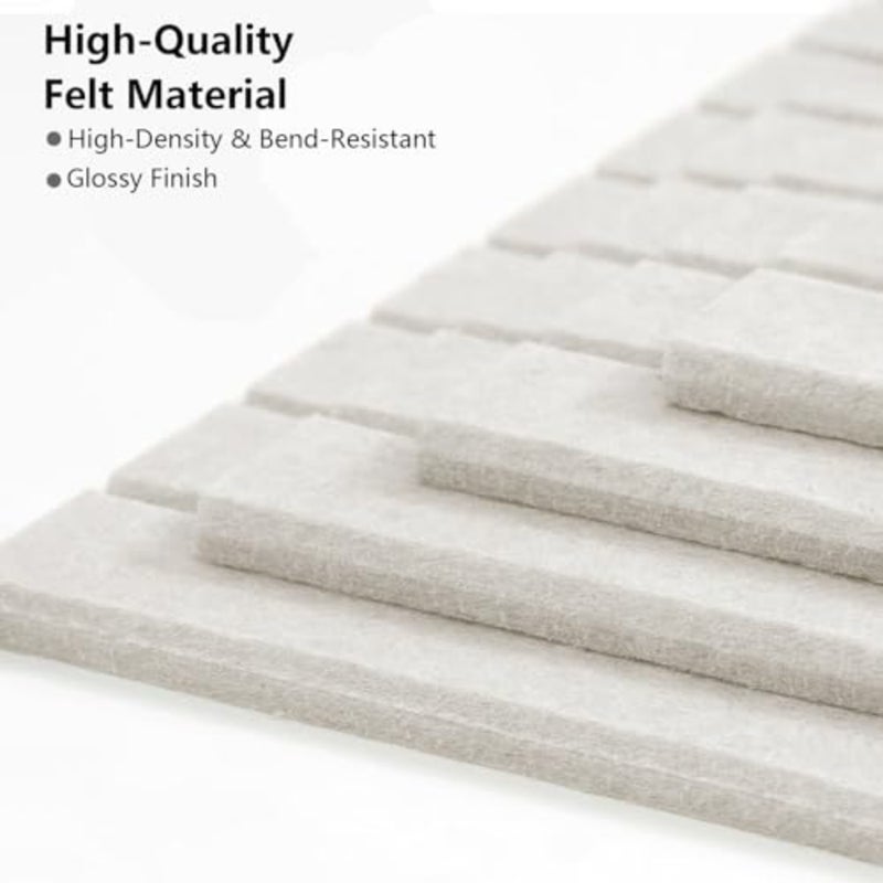 School, home, kitchen office wall decoration: large removable felt cork board tiles in natural brown, lightweight and self-adhesive for easy mounting and repositioning - Image 5