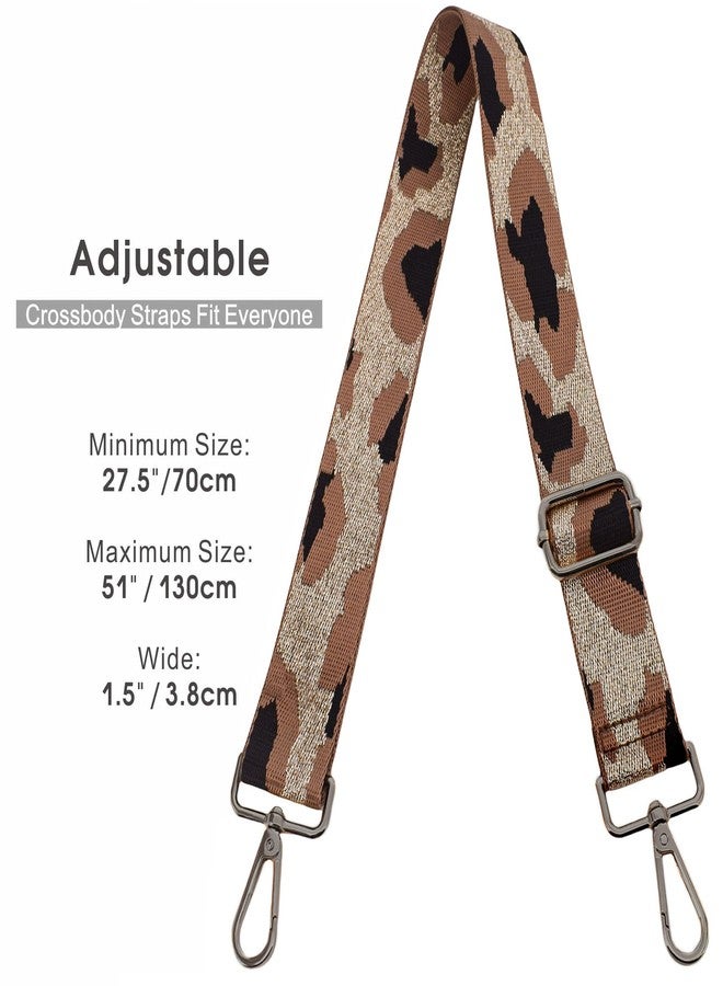 ROYGBCP Wide Purse Strap Adjustable Crossbody Shoulder Belt Crossbody Strap Handbag Replacement Strap - Image 4