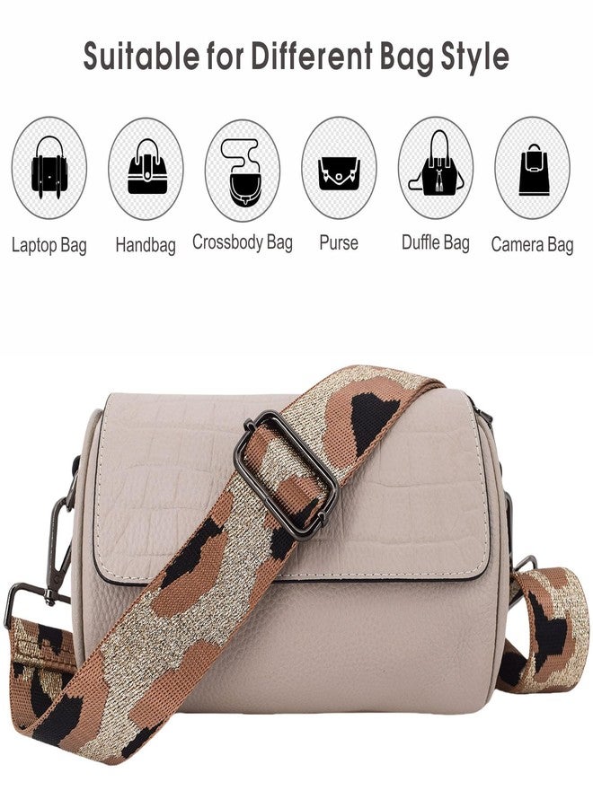 ROYGBCP Wide Purse Strap Adjustable Crossbody Shoulder Belt Crossbody Strap Handbag Replacement Strap - Image 2