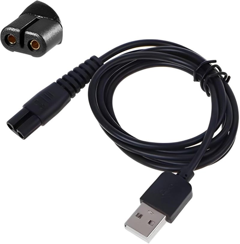 أتش أم سي لشاحة  USB استبدال كابل الطاقة لشاحات حلاقة فيليبس HQ8505 Norelco 9700/9300/8900/6100/5700/5550/3000/3500/4200/4500 ملحقات آلات الحلاقة الكهربائية - Image 1
