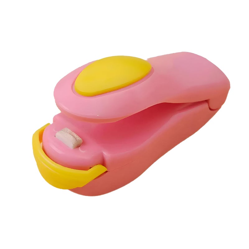 Plastic Lock - Battery-powered thermal sealer for compact bag closure, excellent for preserving food and maintaining kitchen order (assorted color) (piece-1) - Image 1