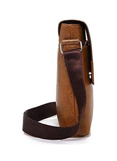 Jeep Leather Crossbody Bag With Purse Brown  - Image 4