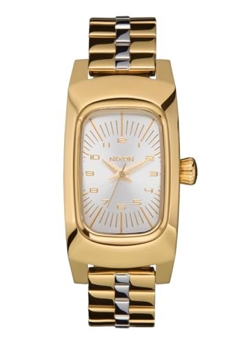 NIXON Frankie A1441 - 100m Water Resistant Women's Analog Watch (47 x 24mm Rectangular Watch Face, 14mm 3 Link Bracelet Band w/ Butterfly Clasp) - Image 2