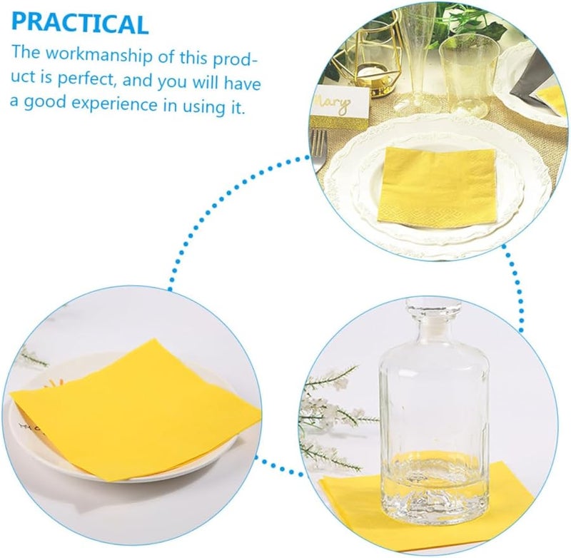 80 Pcs Colored Disposable Paper Napkins Thick Decorative for Birthday Party Table Decor - Image 5