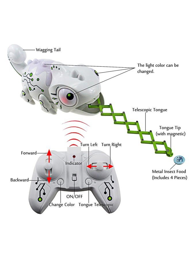 Tipmant RC Chameleon Remote Control Animal Toy Electric Lizard Electronic Pets Car Vehicle Kids Birthday Gifts - Image 2