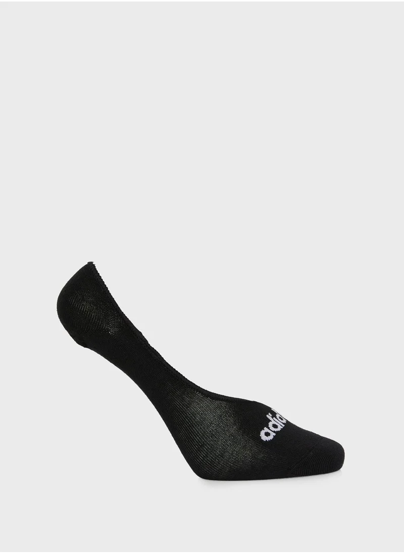 Adidas 2 Pack Thin Linear Ballerina Socks