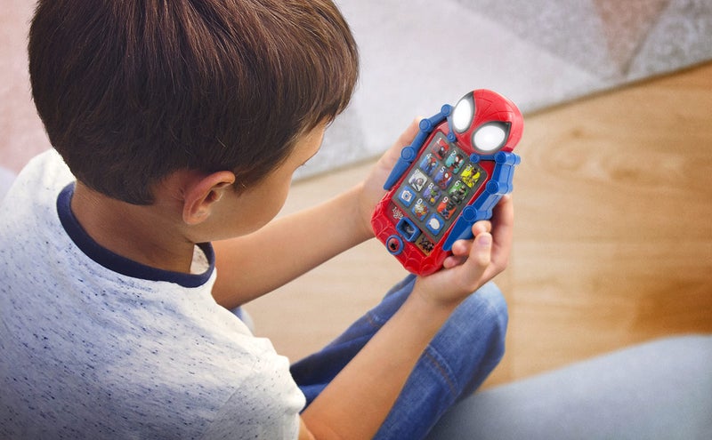 eKids Spidey and His Amazing Friends Toy Phone for Toddler with Built-in Preschool Learning Games, Educational Toys for Toddlers - Image 3
