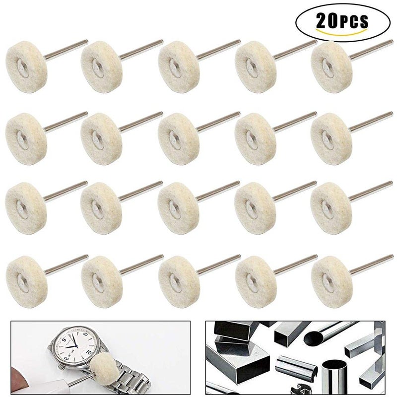 DIY Crafts CTDIYHI31438 Mounted Cotton Soft Fine 11749 Shank Polishing Buff Wheel 235 mm Shank for Dremel Rotary Tools - Image 3