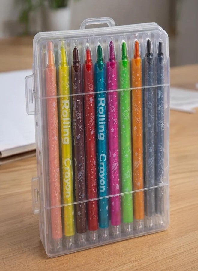 BLLUEX Kuromi Color Twist Crayons for Kids (24 Pcs), Rotating Multicolor Crayon Set for Drawing, Art & Craft, Birthday Return Gifts (Kuromi Color Twist Crayons (18 Piece)) - Image 2