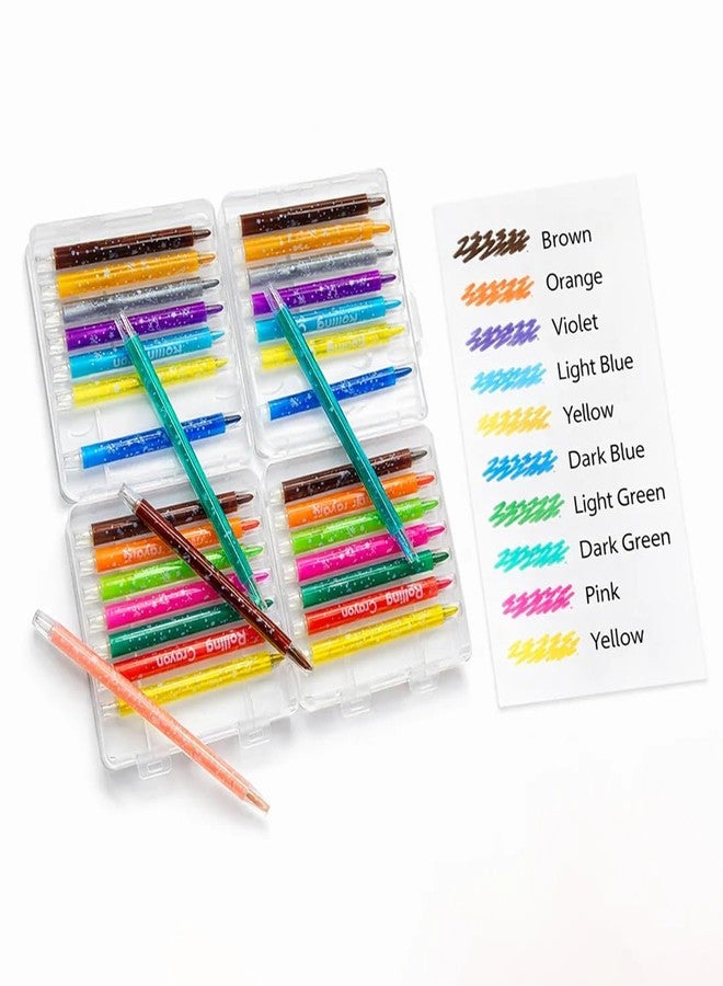 BLLUEX Kuromi Color Twist Crayons for Kids (24 Pcs), Rotating Multicolor Crayon Set for Drawing, Art & Craft, Birthday Return Gifts (Kuromi Color Twist Crayons (18 Piece)) - Image 4