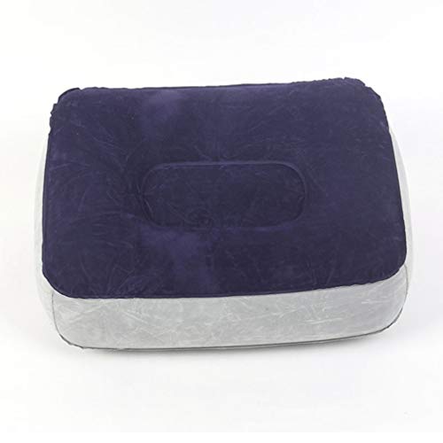 BESPORTBLE 2PCS Inflatable Feet Rest Pillow Cushion Leg Rest Support Pillow for Travel Office Car Camping Airplane Foot Massage Stool Relax Cushion - Image 1