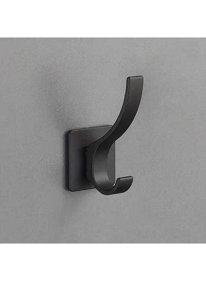 Black Self Adhesive Hooks Space Saving Wall Mounted For Bathroom Kitchen Bedroom - Image 4