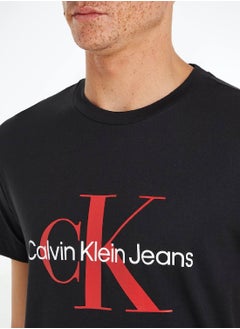 Calvin Klein Jeans Men's T-Shirt - Slim fit - Casual Tops - Cotton , Black and Red - pzsku/ZDC4FDD9AD206682A4066Z/45/_/1723739231/48927af9-47dd-4a2d-b523-c0b271d3fac7