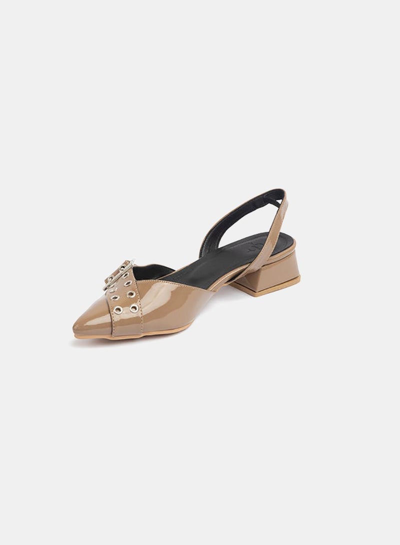 TGS Cross Buckle Slingbacks - Image 3