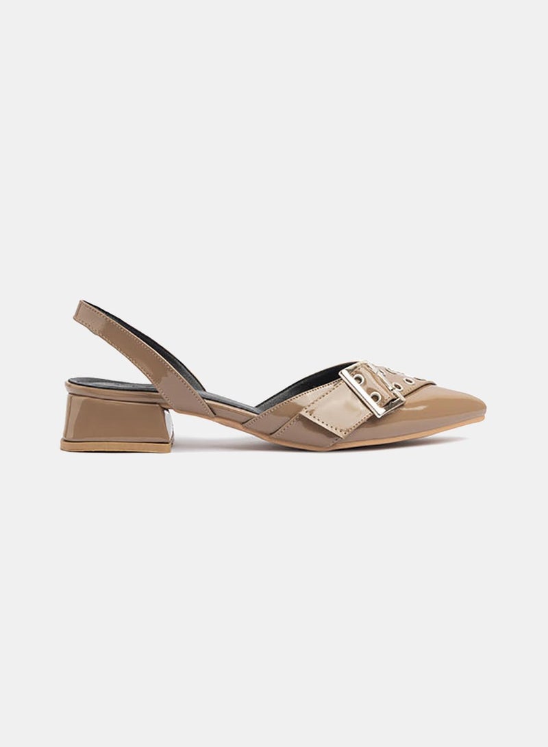 TGS Cross Buckle Slingbacks - Image 2