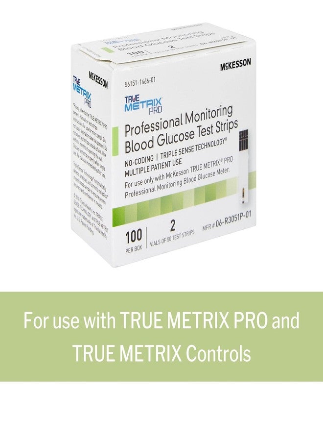 McKesson True METRIX Blood Glucose Test Strips for Diabetes Professional Monitoring System, Multiple Patient Use (100 Count (Pack of 1)) - Image 3