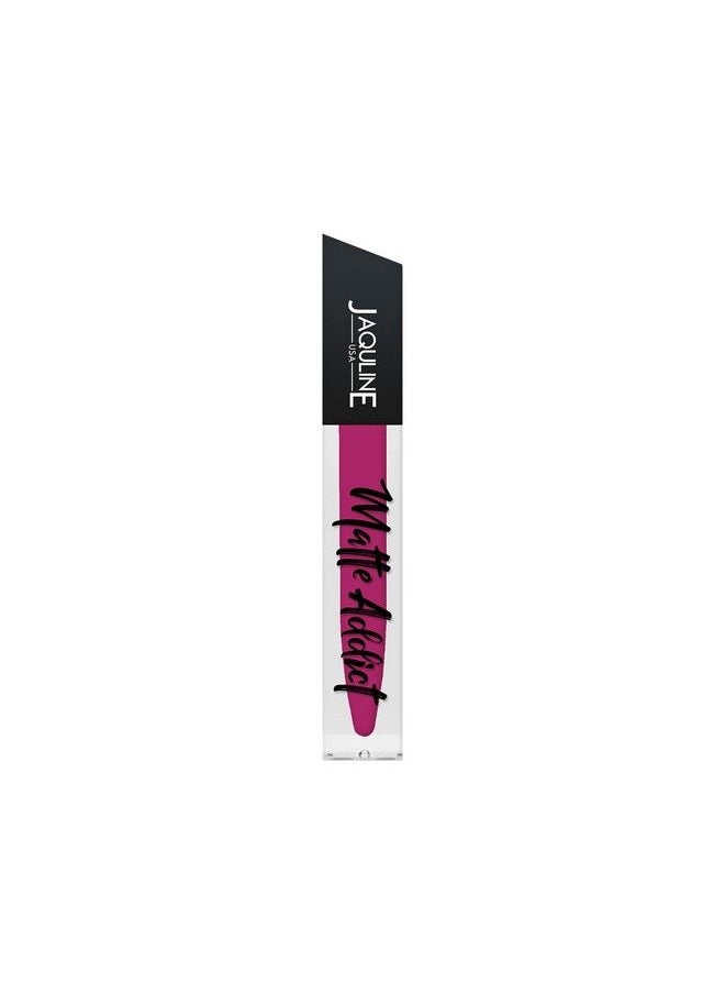 Jaquline USA - Jusa Matte Addict Matte Liquid Lipstick ;Knockout 12 ;Smooth Matte Texture; Light Weight; Transfer And Smudge Proof;Highly Pigmented; Enriched With Vitamin E And Jojoba Oil. - Image 1