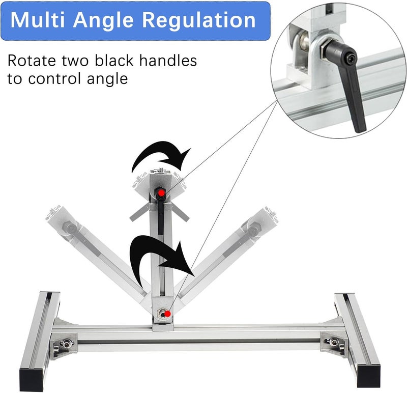 JQDML Stand Kit for Reciprocating Linear Actuator Motor - Adjustable Aluminum Alloy with Installation Tools - Image 2
