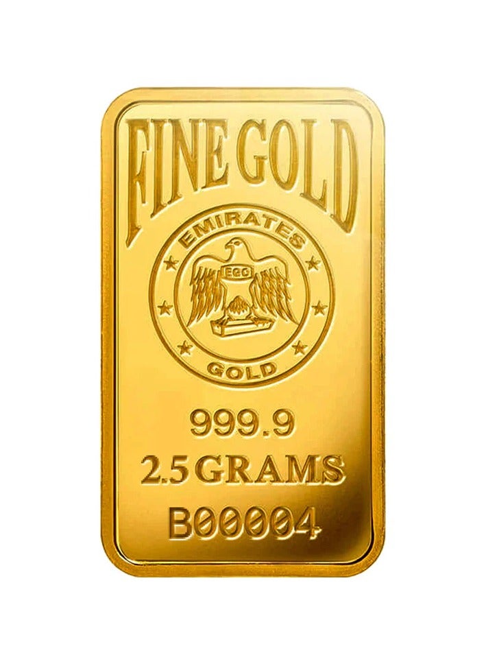 الإمارات جولد إمارات جولد سبيكة ذهب 2.5 غرام - 24 قيراط (999.9 نقاء)  - Image 3