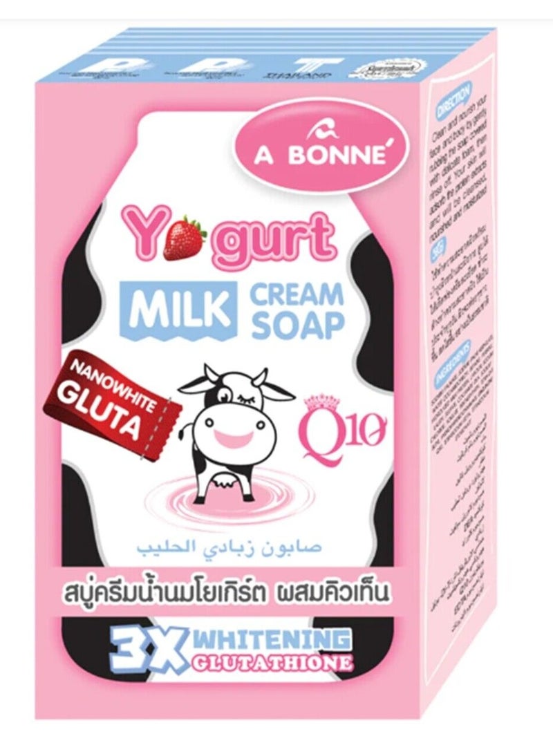 A BONNE Yogurt Milk Cream Soap 90grams