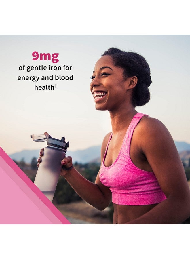 Garden of Life Women’s Multivitamin Gummy with Iron: Folate, Biotin, D3 & B12 for Hair, Skin & Nails + Probiotics for Immune Health & Digestion, Vitamin Code, Non-GMO, Gluten-Free, 90 Cherry Gummies, 30 Day Supply - Image 4