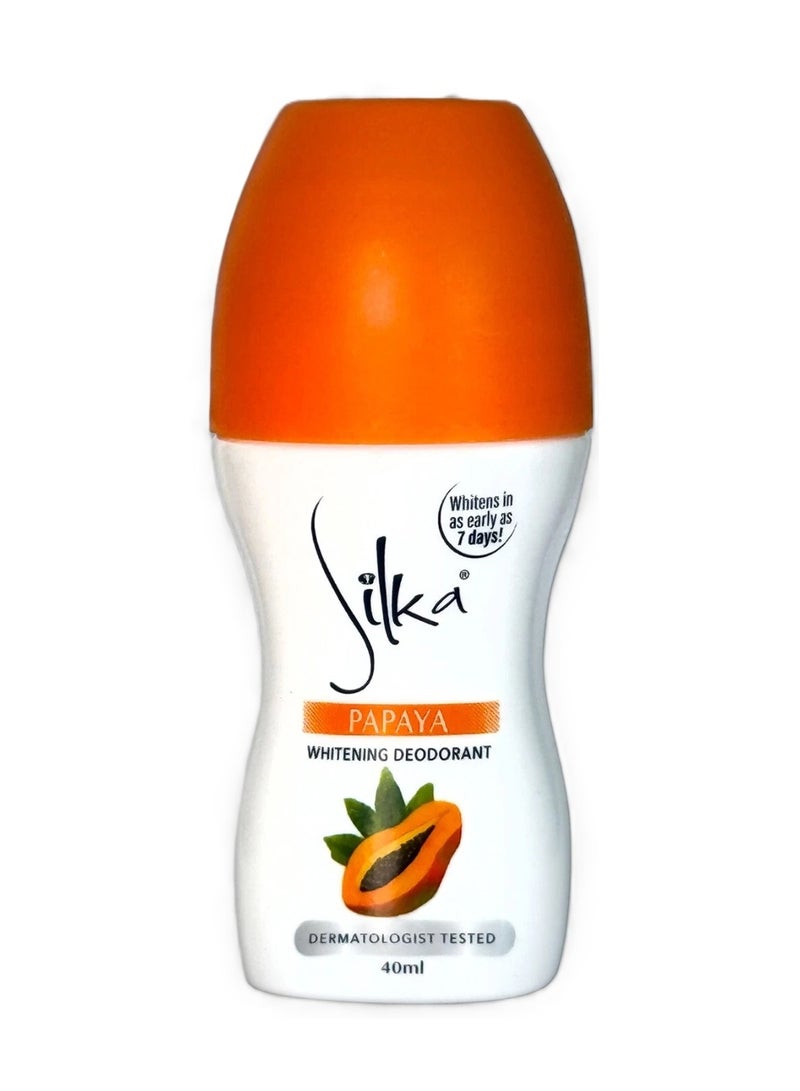 Silka Papaya Whitening Deodorant 40 ml 