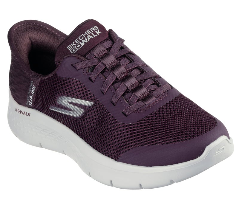 SKECHERS أحذية سكيشرز النسائية جواك فليكس هاندس فري سليب-إنز - حذاء غراند إنتري، بورغندي، 8 أمريكي - Image 3