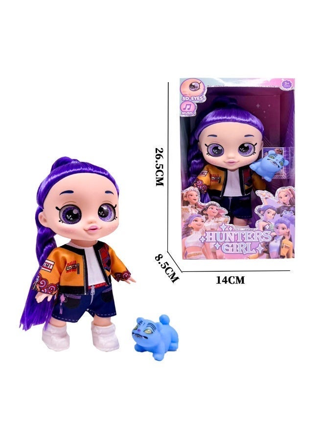 KPop Demon Hunters hand-made 5-joint movable doll toy model decoration desktop decoration toy gift for family and Friends - Image 1