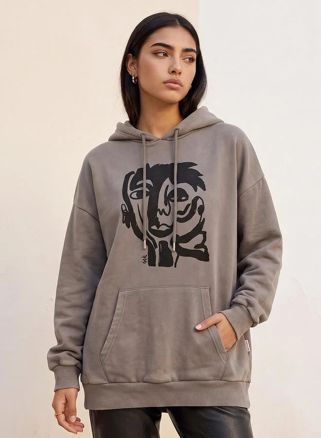 SP Characters Giovanna Gil Alves Hoodie with Graphic Print