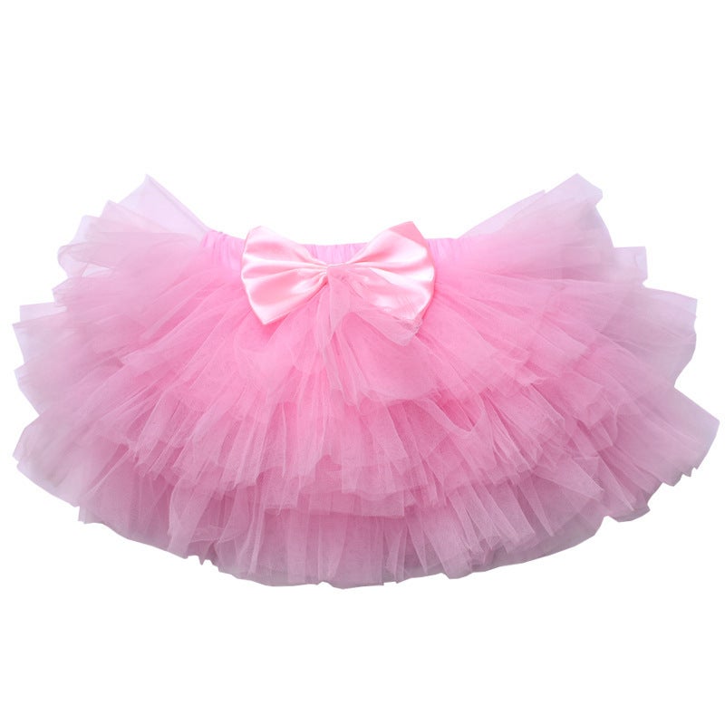 0-2 Years Old Children'S Gauze Tutu Skirt Color Puffy Skirt Girls Skirt Cake Skirt Baby Princess Skirt - Image 5