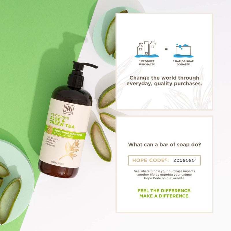 Soapbox Bamboo & Green Tea Moisturizing Body Lotion with Shea Butter & Jojoba Oil | Paraben Free, Cruelty Free, Vegan, Made in the USA (16oz, 3 Pack) - Image 4