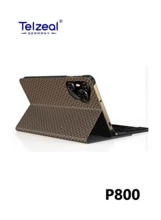 Telzeal P800 Android 12 Tablet 8-Inch – 6GB RAM 256GB ROM – Dual SIM + 5G Wi-Fi Connectivity – Ultra-Fast Performance with 5000mAh Battery – Lightweight Design with Wireless Keyboard – Portable Tablet for Work, Study & Entertainment – Blue - Image 2