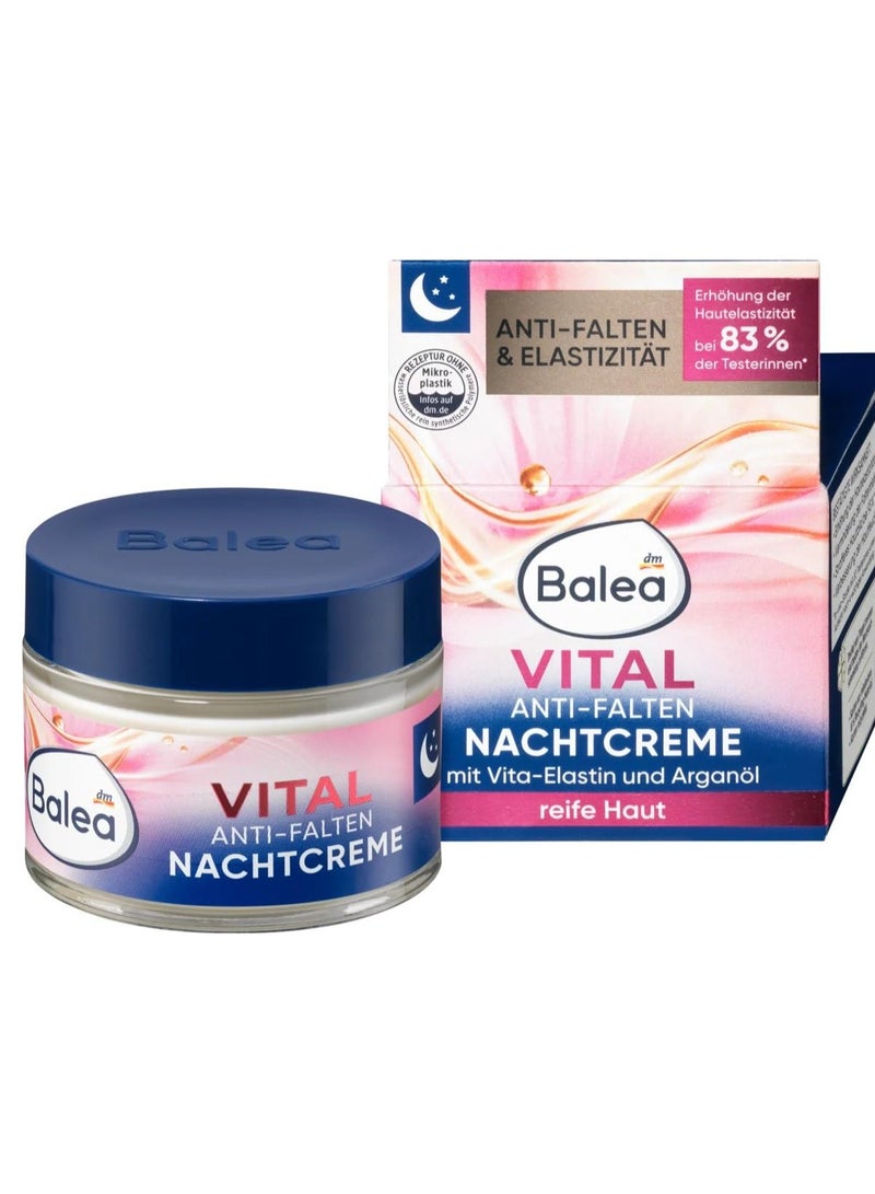 balea Balea Vital Anti-Wrinkle Night Cream 50ml - Image 1