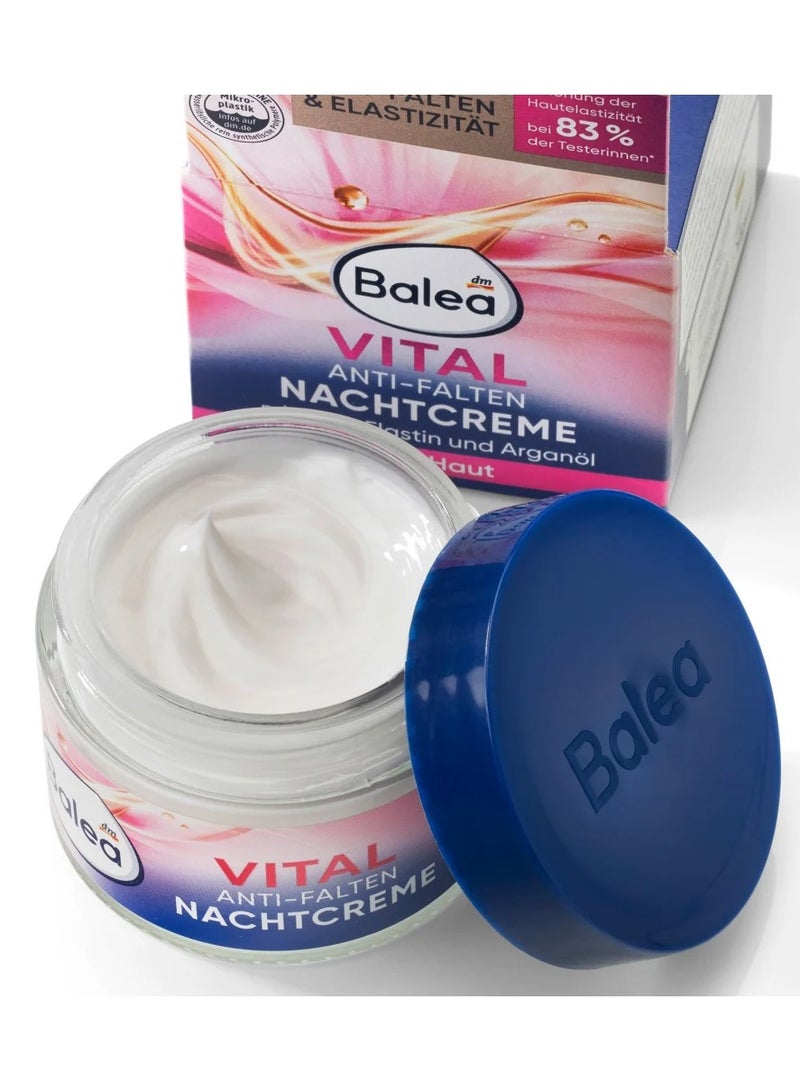 balea Balea Vital Anti-Wrinkle Night Cream 50ml - Image 2