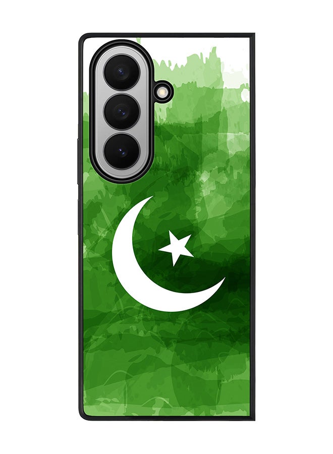 Stylizedd For Samsung Galaxy Z Fold7 Case,Slim fit Camera Protection, Shockproof Thin Phone cover  - Crescent Green