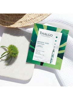 Thalgo Flash Lift Shot Mask - Rejuvenating Anti-Aging Sheet Mask For Visible Lifting And Firmer Skin - 20Ml  - Image 4