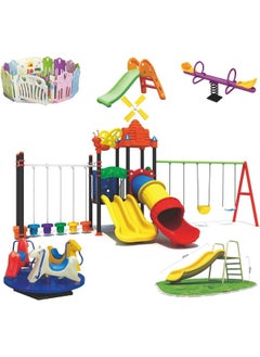 Rainbow Toys The Best Backyard Multifunctional Easy Climber, Outdoor Toys Slide and Swing Sets for Children Activities. Play-Ground Toys Area Size 780x450x340cm. Best Birthday Gift. - pzsku/ZDC50A47D219F955BB453Z/45/_/1721068071/31438a81-37c6-4904-829b-c5efcd737dda