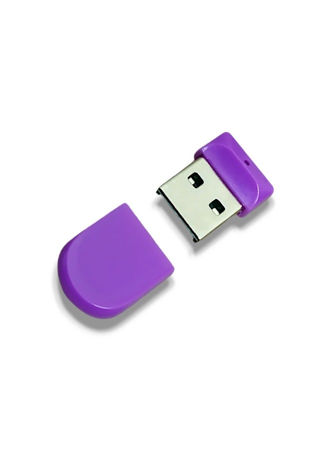 قارئ بطاقات الذاكرة الخارجية مايكرو اس دي (T-Flash) USB 2.0 لون بنفسجي  - Image 2