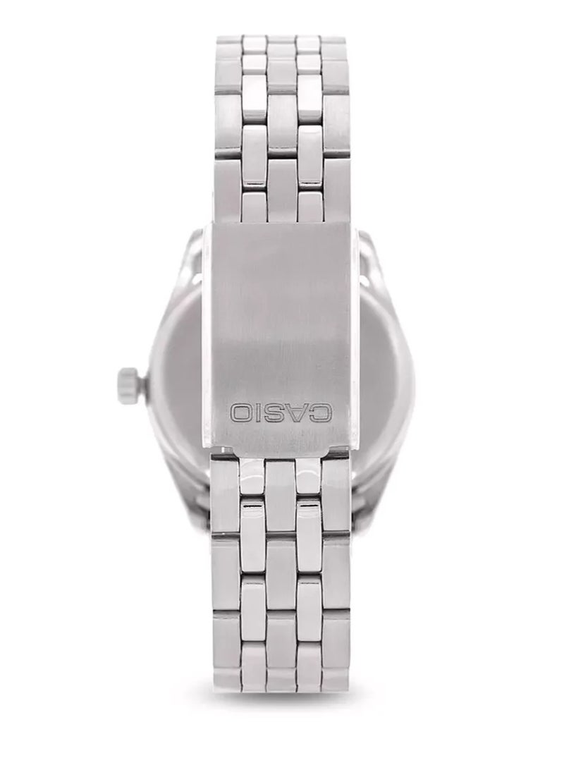 كاسيو ساعة كاسيو للرجال - MTP-1335D-7AVDF مينا فضية، سوار فضي - Image 2