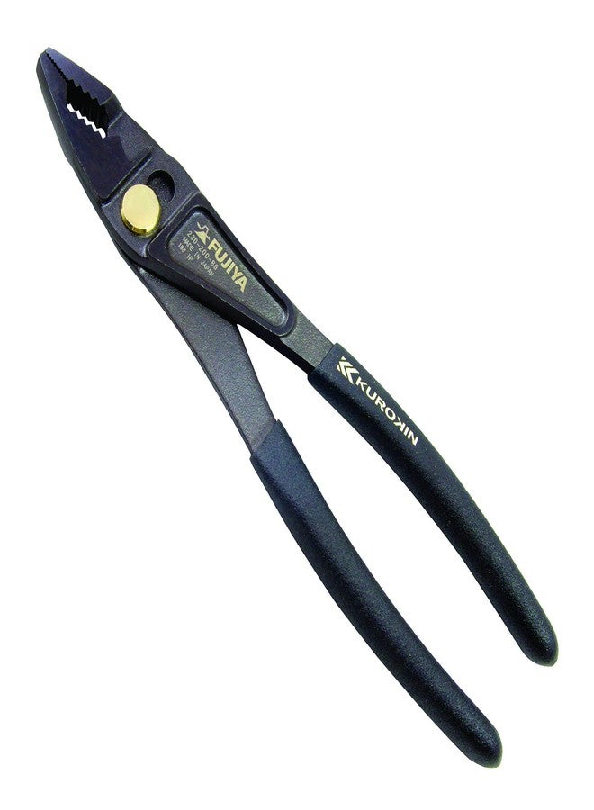 FUJIYA Tools, 230-200-BG, Lightweight Slip Joint Combination Pliers, Black & Gold color-, 8 Inch - Image 1