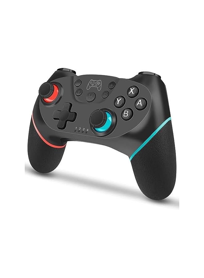 PROMASS Wireless Switch Controller, Switch Pro Controller with Dual Shock for Switch/Switch Lite, Pro Controller Switch Remote with Turbo/Motion Control (Black) - Image 1