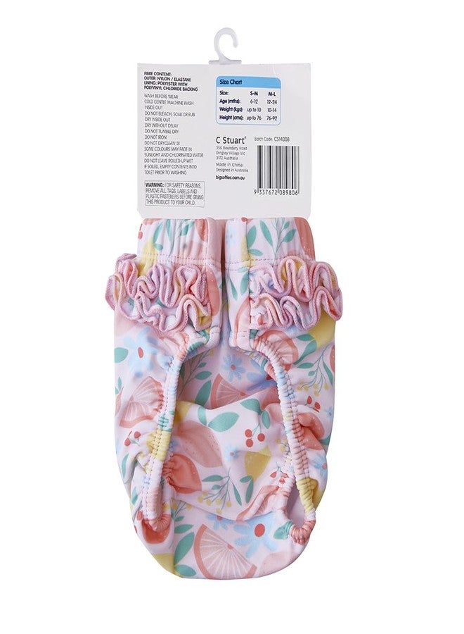 Big Softies Reusable Baby Swim Nappies-Small to Medium size-Fruit|Leak Proof & Adjustable|Comfortable & Lightweight|Perfect for Pool or Beach Days|Ideal for babies of 6-12 months - Image 1