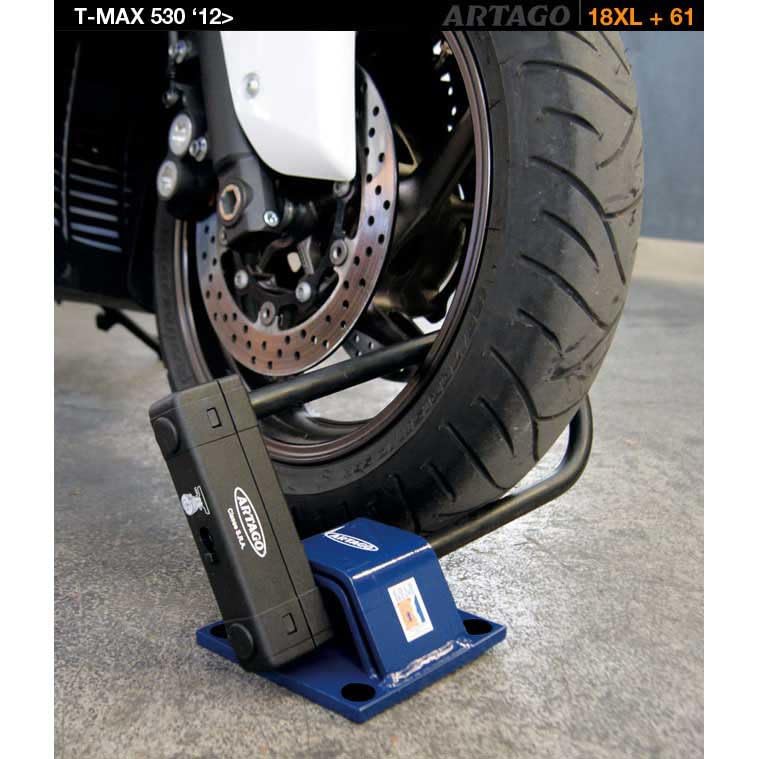 Artago 61 High-End Security Anchor, Double Bridge 6+6, Sold Secure Approved, Special Armored Deepest Bolts, Maximum Strength Steel Tested, Anti Theft for Anchoring Motorcycle to Ground Floor, Wall - Image 2
