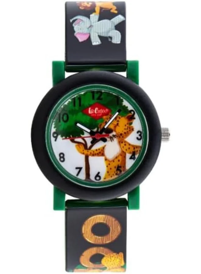 Lee Cooper Lee Cooper Unisex PC21S Movement Watch, Multi Function Display and Silicone Strap - LC.K.2.731, Green