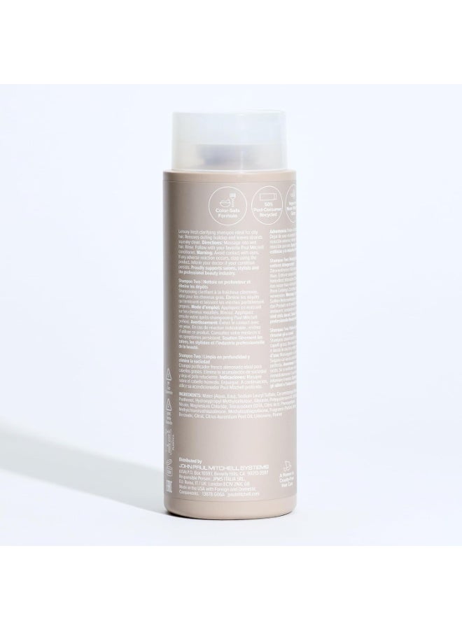 Paul Mitchell Shampoo Two, Clarifying, Removes Buildup, For All Hair Types, Especially Oily Hair 10.14 fl. oz.Packaging May Vary - Image 4