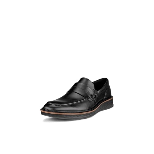 ECCO Men's ST.1 Hybrid Penny Loafer, Black, 10-10.5 - Image 1