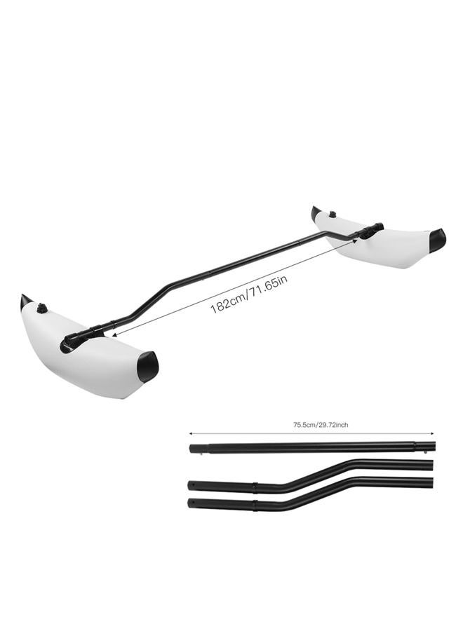 DAUERHAFT Kayak Outrigger Stabilizer,Portable PVC Higher Stability Kayak Outrigger Kit,Three Colours To Choose Inflatable Kayak Stabilizer,Easy To Install,for Floating Balancing Boat - Image 5