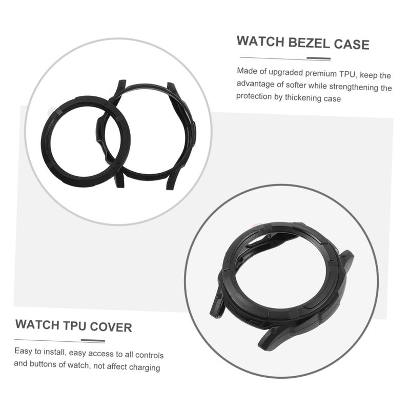 Samsung Watch Bezel Cover TPU Bumper Case Lightweight Scratch Resistant - Image 4