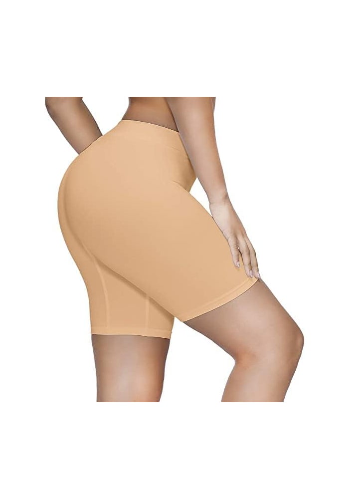 Mysha Women's High Waist Seamless Cycling Shorts - Soft Cotton Spandex Biker Shorts for Yoga and Everyday Wear - Image 2