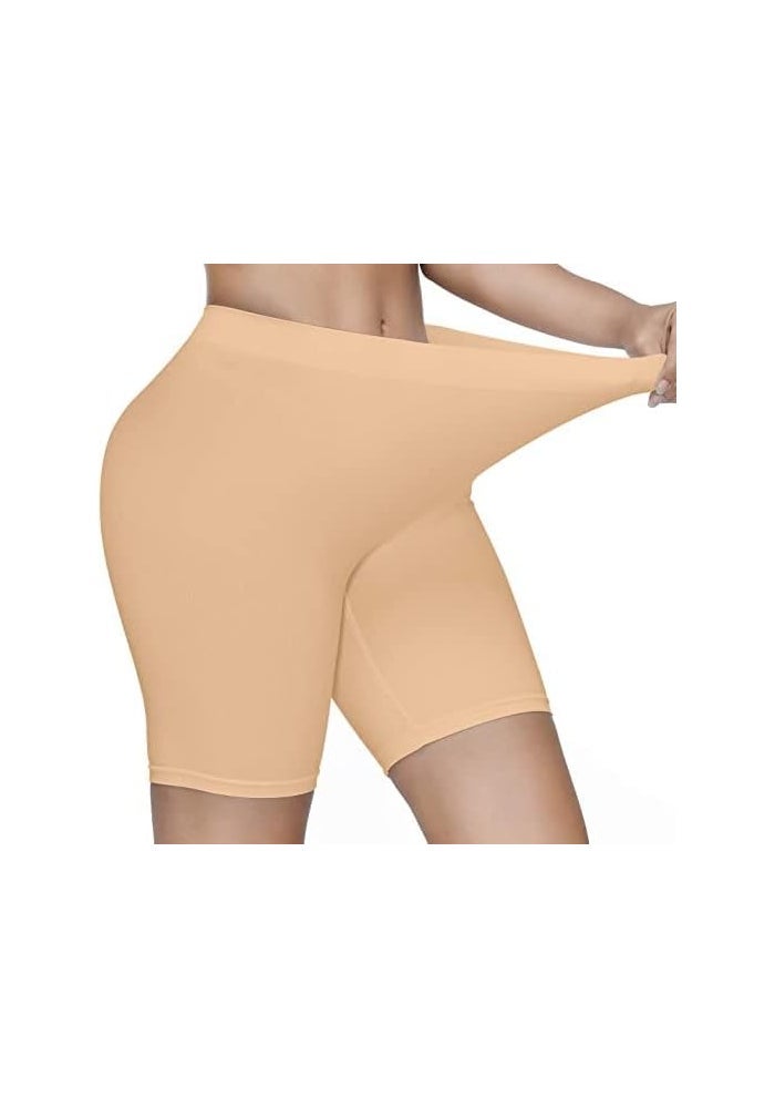 Mysha Women's High Waist Seamless Cycling Shorts - Soft Cotton Spandex Biker Shorts for Yoga and Everyday Wear - Image 4